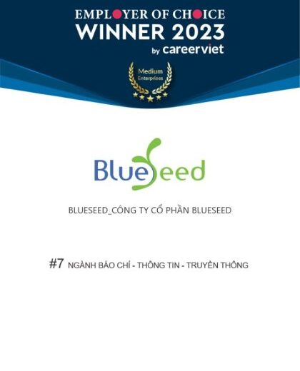 🌟 Blueseed Group won Top 7 Most Loved Employers